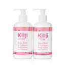 Koji White Kojic Acid & Collagen Body Lotion Skin Brightening - Women Gift Set (2 Pack) - for Moisturizer & Radiant Complexion, Uneven Skin Tone - 8.45 Fl Oz Bottle Koji White Store