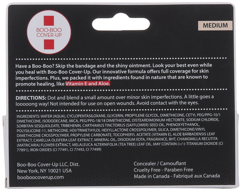 Boo-Boo Cover-Up Concealer, Medium, 0.34 Ounce Boo-Boo Cover-Up
