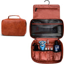 Hanging Toiletry Bag for Women & Men – Toiletry Kit, Water-Resistant Travel Organizer by VASCO (Brown (Eco Leather)) VASCO
