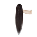 100% Remy Human Hair Ponytail Extension One Piece Claw/Jaw Clip Ponytail Hairpiece Clip In Pony Tail Extensions For Girl Lady Women Long Straight