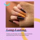 Beetles 20 Pcs Gel Nail Polish Kit-Cozy Campfire Fall Winter Orange Yellow Green Gel Nail Polish Set Colors Collection Soak Off LED Nail Lamp Base Top Coat Gel Nail Kit Christmas Thanksgiving Gifts beetles Gel Polish
