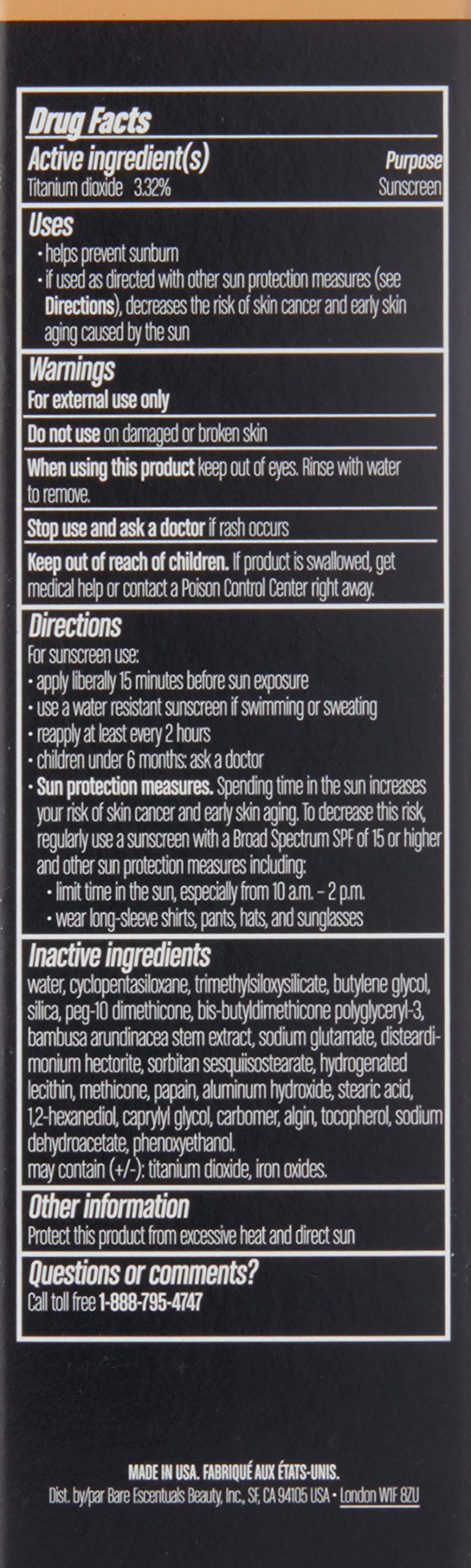 bareMinerals BarePro Performance Wear Liquid Foundation Toffee 19, 1 Ounce bareMinerals