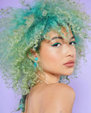 Shrine Drop It Temporary Hair Color - Mix Dye With Conditioner - Create Unique Shades - Semi-Permanent Bright Colors Blend Easily - Multi-Use - Vegan & Cruelty-Free - 200 Drops Per Bottle (Purple) SHRINE