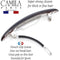 Camila Paris CP1438/2 French Hair Barrette Clip for Girls, Tortoise Small 2.5 inch Set of 2 Strong Hold Grip Hair Clips for Women, No Slip and Durable Styling Girls Hair Accessories, Made in France Camila