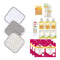 Burt's Bees Baby - New Mama Bundle, Includes Hand Cream, Face Cream, Face Masks, Lip Balm, Shampoo & Wash and Washcloths, Organic Cotton Burt's Bees