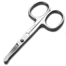 effenfine Nose Hair Scissors for Trimming - Safely Trim Nose and Ears with our German Stainless Steel Scissors EFFENFINE