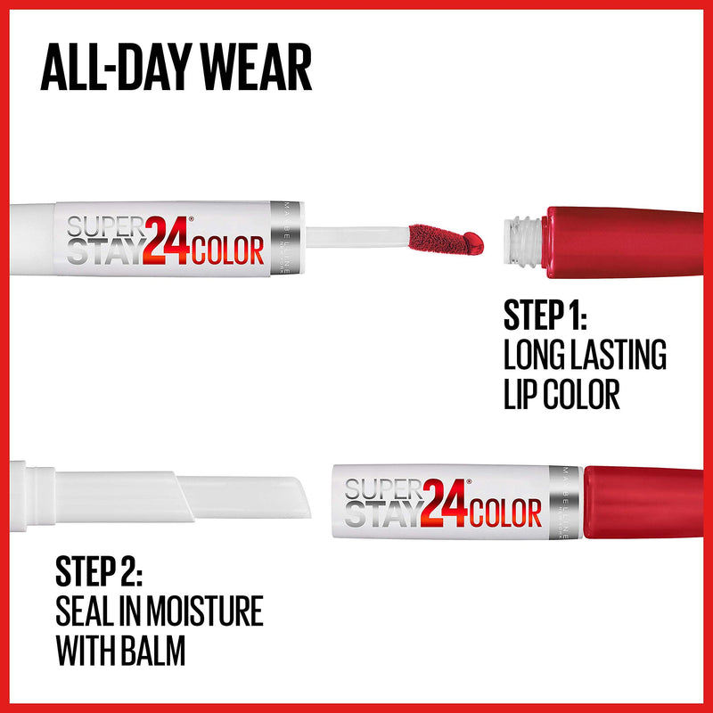 Maybelline SuperStay 24, 2-Step Liquid Lipstick, Frozen Rose Maybelline New York
