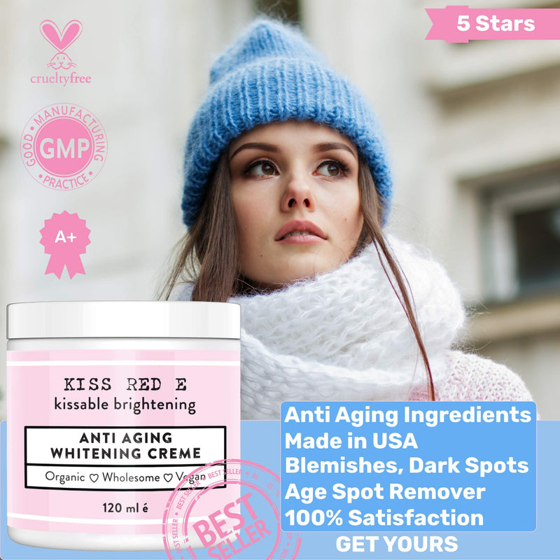 Kiss Red E Anti Aging Skin Radiance Dark Spot Remover Age Spot Remover Cream. Age Rewind Radiance Cream Arzoyi