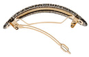 France Luxe Oval Volume Barrette - Opera Silver France Luxe