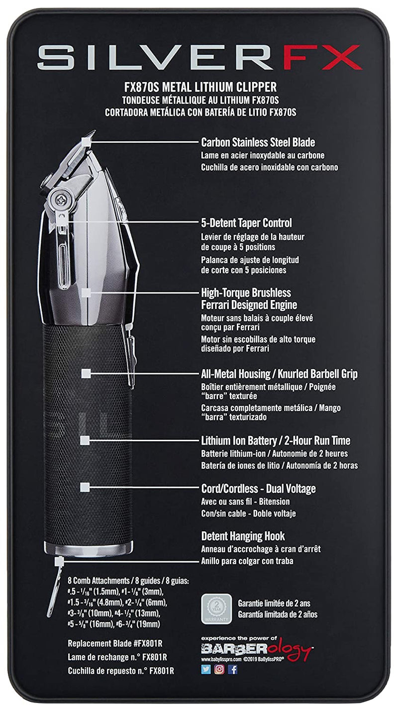 BaBylissPRO Barberology MetalFX Series - CLIPPER Beauty Coquette