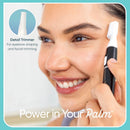 Conair GIRLBOMB All-in-1 Facial Hair Trimmer for Women - 9 Piece Kit with 2 Dermablades - Perfect for Face, Ear/Nose and Eyebrows - Battery-Powered Infinity Warehouse