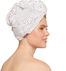 Kitsch Microfiber Hair Towel Wrap for Women, Hair Turban for Drying Wet Hair, Easy Twist Hair Towels, Super Absorbent and Ultra Soft (Micro Dot) Kitsch Store