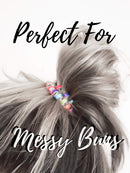 RayBella Spiral Hair Ties - 12pcs BPA-free, Comfortable, Coil Hair Ties, Hair Ties for Thick Hair, Phone Cord Hair Ties, Hair Coils (Colorful) RayBella