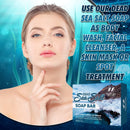 Natrulo Dead Sea Salt Soap Bar for Face & Body, 4oz – Pure Organic All Natural Goat's Milk Bar Soap for Psoriasis, Eczema, Acne, Dry Skin – Cleansing, Exfoliating, Brightening, Smoothing, Nourishing Natrulo
