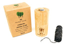 Vegan Biodegradable Bamboo Charcoal Dental Floss with Refillable Bamboo Container | Free Refill | Natural Candelilla Wax | 55yds x2 | Peppermint Essential Oil | Eco Friendly | Zero Waste Oral Care ME MOTHER EARTH