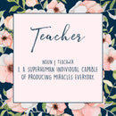 Teacher Gift Box Set - Teacher Appreciation Gift, Gifts for Teacher Thank You, Heartfelt Card & Spa Gift Box for Year's End, Holidays, Christmas Present & More Dear Ava
