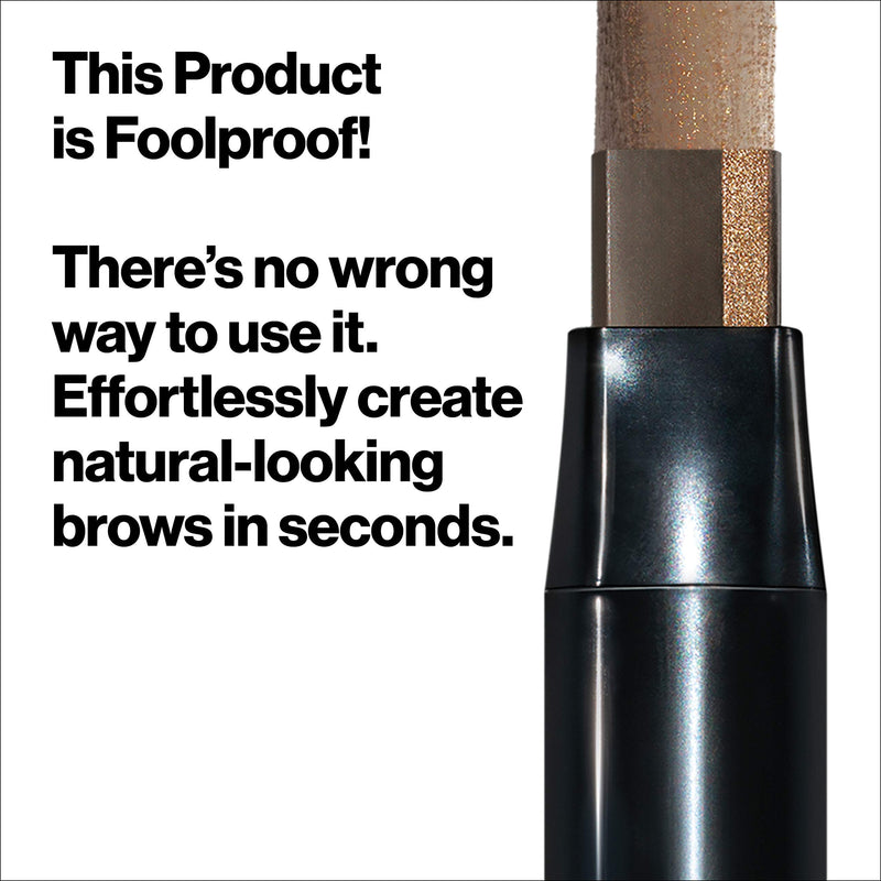 Revlon Colorstay Browlights Pencil, Eyebrow Pencil & Brow Highlighter, Medium Brown, 0.038 REVLON