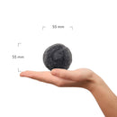 100% PURE Konjac Sponge, Charcoal, Facial Cleansing Brush, Exfoliating Brush for Face, Made with Bamboo Charcoal, Facial Brush for Sensitive Skin - 1 Piece 100% PURE