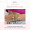 By Lilla Limestone Mini Stack Elastic Hair Ties and Bracelets | Set of 5 Hair Tie-Bracelets | Hair Accessories for Women | No Crease Hair Ties & Women’s Bracelets (Brown / Gold / Nude / Orange) By Lilla