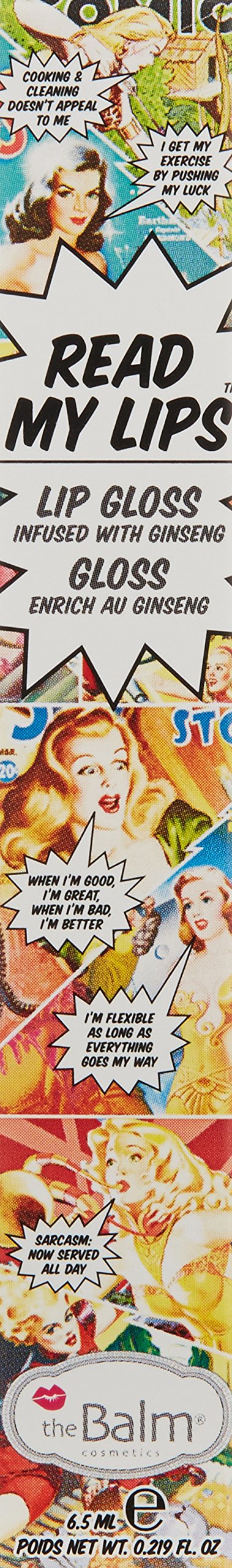 Read My Lips Lip Gloss, Hubba Hubba, Highly-Pigmented, Ultra Moisturizing theBalm