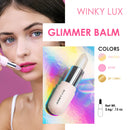 Winky Lux | Glimmer Balm | Color Changing Lipstick | pH Lip Balm | Tinted Lip Balm | Glitter Lipstick | With Vitamin E | 0.13 Oz, Rose Winky Lux
