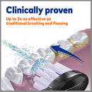 Waterpik Sonic-Fusion 2.0 Professional Flossing Toothbrush, Electric Toothbrush and Water Flosser Combo In One, Black Waterpik