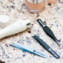Tweezer Guru Pointed Tweezers - Sharp Precision Needle Nose Tip, Best Tweezers for Eyebrows and Ingrown Hair, Surgical Pointed for Blackheads & Splinters (Black) TWEEZER GURU