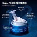 ASCE+ EXOBALM-SR2 Rose Exosome Night Cream 20ml – Anti-Aging Overnight Repair with Freeze-Dried Exosome Capsules | Wrinkle & Pigmentation Care, Deep Hydration, Firming | Korean Skincare by ExoCoBio Infinity Warehouse