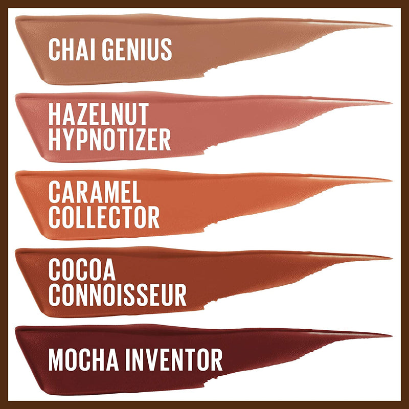 Maybelline New York SuperStay Matte Ink Liquid Lipstick, Coffee Edition, Caramel Collector, 0.17 Ounce Maybelline New York