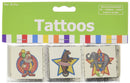 Under The Big TOP Tattoos (72PC) - Apparel Accessories - 72 Pieces Fun Express