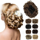 Yamel Messy Bun Scrunchie Chignon Hairpiece Updo Curly Bun Extension Combs in Messy Bun Hair Piece for Women Yamel
