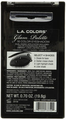 L.A. COLORS 18 Color Eyeshadow Palette, Downtown Brown, 0.70 Oz. L.A. COLORS