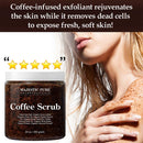 Majestic Pure Himalayan Scrub with Collagen (10 oz) and Coffee Scrub (10 oz) Bundle MAJESTIC PURE