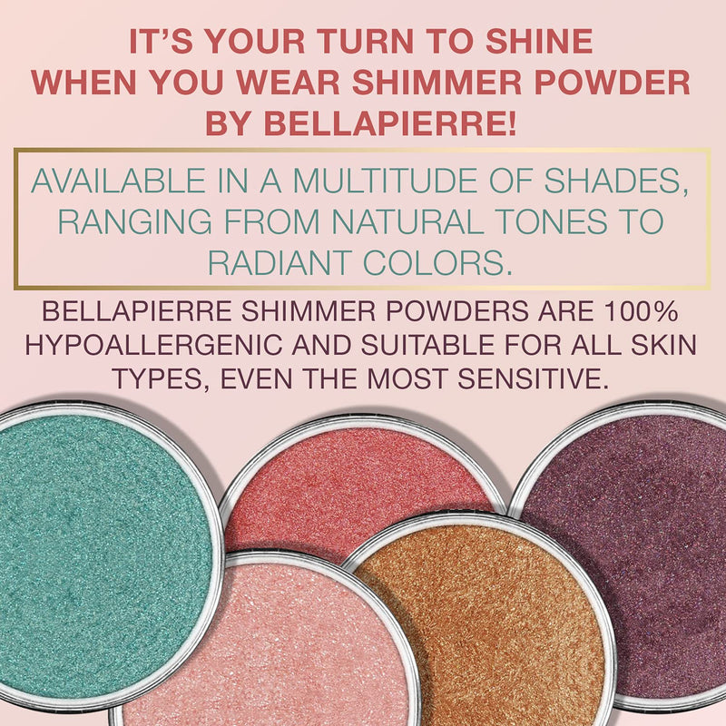 bellapierre Shimmer Powder | Paraben Free | Vegan & Cruelty Free | All Skin Types | 2.35g - Oblivious bellapierre