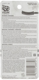 Maybelline New York Makeup Volum' Express The Falsies Flared Washable Mascara, Blackest Black, 0.31 Fl Oz (Pack of 1) Maybelline New York