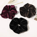 Scrunchies Hair Ties Accessories for Girls Women's Hair Big Velvet Cute Scrunchy Large Jumbo Giant Huge Scrunchie Bulk Pack Hairbands For Thick Curly Hair No Crease Soft Elastic Hair Bands Ivyu