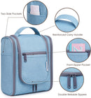 Hanging Travel Toiletry Bag Kit Cosmetic Makeup Organizer for Women and Men (Sky Blue) Narwey Store