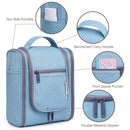 Hanging Travel Toiletry Bag Cosmetic Make up Organizer for Women and Men (Medium, Sky Blue) Narwey