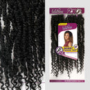Sensationnel Crochet Braids Lulutress 2X Pre-Looped Skinny Passion Twist 12" (5-PACK, 1B) LULUTRESS