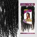 Sensationnel Crochet Braids Lulutress 2X Pre-Looped Skinny Passion Twist 12" (5-PACK, 1B) LULUTRESS