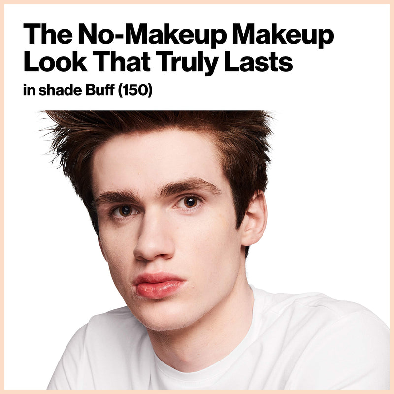 Revlon ColorStay Light Cover Liquid Foundation, Hydrating Longwear Weightless Makeup with SPF 35, Light-Medium Coverage for Blemish, Dark Spots & Uneven Skin Texture, 150 Buff, 1 fl. Oz REVLON