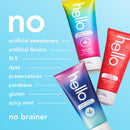Hello Kids Fluoride Toothpaste Variety Pack, Includes a Strawberry Toothpaste, Unicorn Bubble Gum Toothpaste, and Blue Raspberry Toothpaste, Safe for Ages 2 and Up, 12 Pack, 4.2 Oz Each Infinity Warehouse