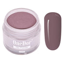 OneDor Nail Dip Dipping Powder – Acrylic Color Pigment Powders Pro Collection System, 1 Oz. (21 - Eggplant) Onedor