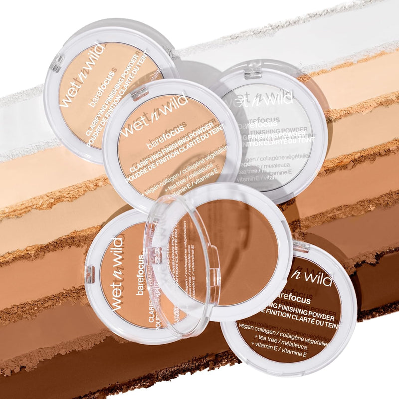 wet n wild Bare Focus Clarifying Finishing Powder | Matte | Pressed Setting Powder Translucent Infinity Warehouse