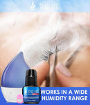 STACY LASH Extra Strong Evolution Eyelash Extension Glue (0.17fl.oz / 5ml) / 0.5-1 Sec Dry/Retention – 8 Weeks/Black Adhesive/Lash Tech Supplies + Glue Ring Infinity Warehouse