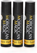 Moroccan Magic Organic Peppermint Eucalyptus Lip Balm 3 Pack | Made with Natural Cold Pressed Argan and Essential Oils Lip Balm | Smooth Application | Non-Toxic, Cruelty Free … Moroccan Magic Store
