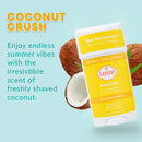 Lume Natural Deodorant - Underarms and Private Parts - Aluminum-Free, Baking Soda-Free, Hypoallergenic, and Safe For Sensitive Skin - 2.2 Ounce Stick (Coconut Crush) LUME