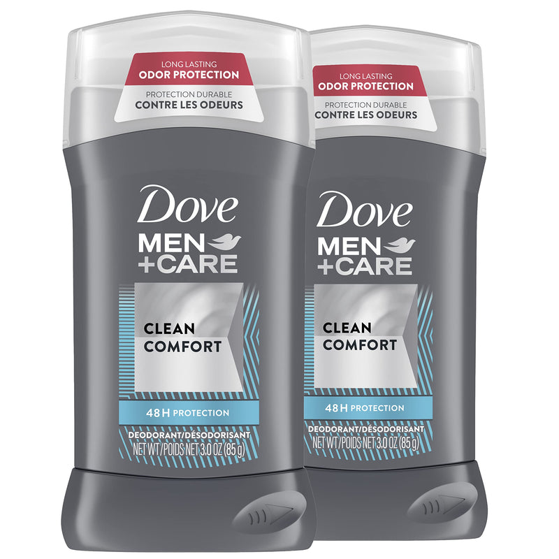 Dove Men+Care Deodorant Stick Moisturizing Deodorant For 48-Hour Protection Clean Comfort Aluminum Free Deodorant For Men 3oz 2 Count DOVE MEN + CARE Store