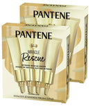 Pantene Hair Mask Miracle Rescue Shots, Intensive Repair Treatment for Damaged Hair, 4 count 0.5 oz Each, Twin Pack Pantene