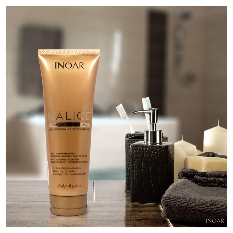 INOAR PROFESSIONAL - Kalice Mask - Condition and Intensely Moisturize the Hair with Essential Oils (8.4 oz) Inoar